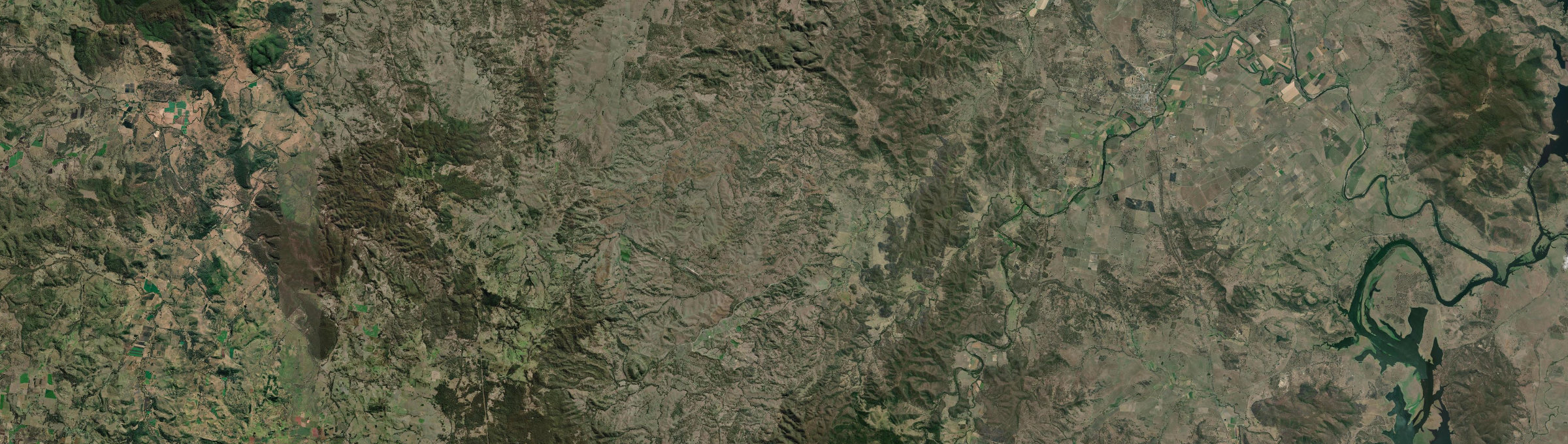 Aerial view of Eskdale (Qld), QLD
