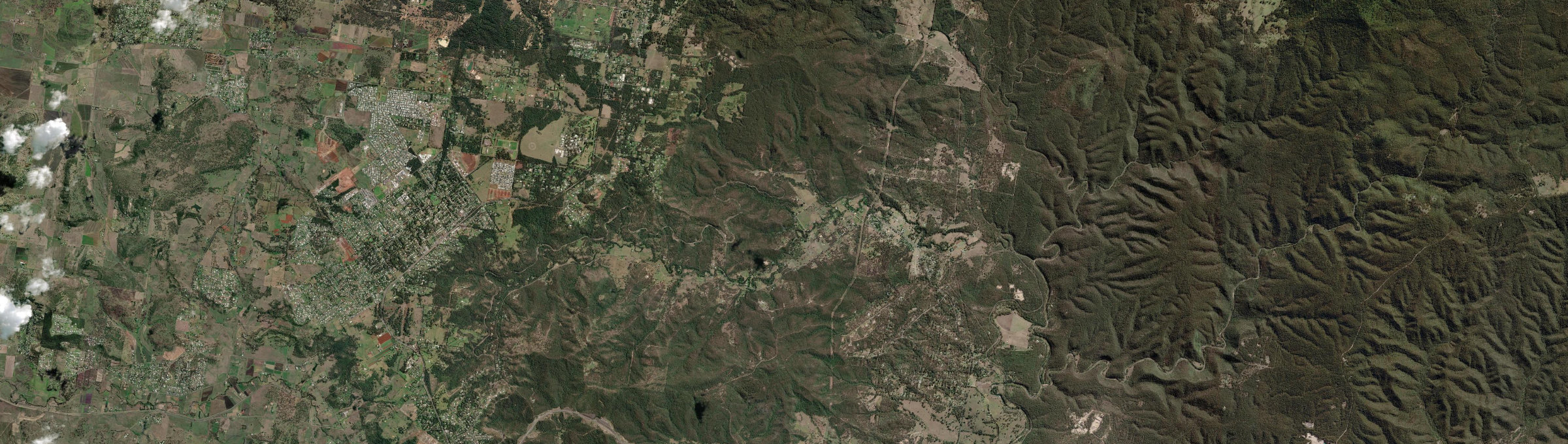 Aerial view of Murphys Creek (Qld), QLD