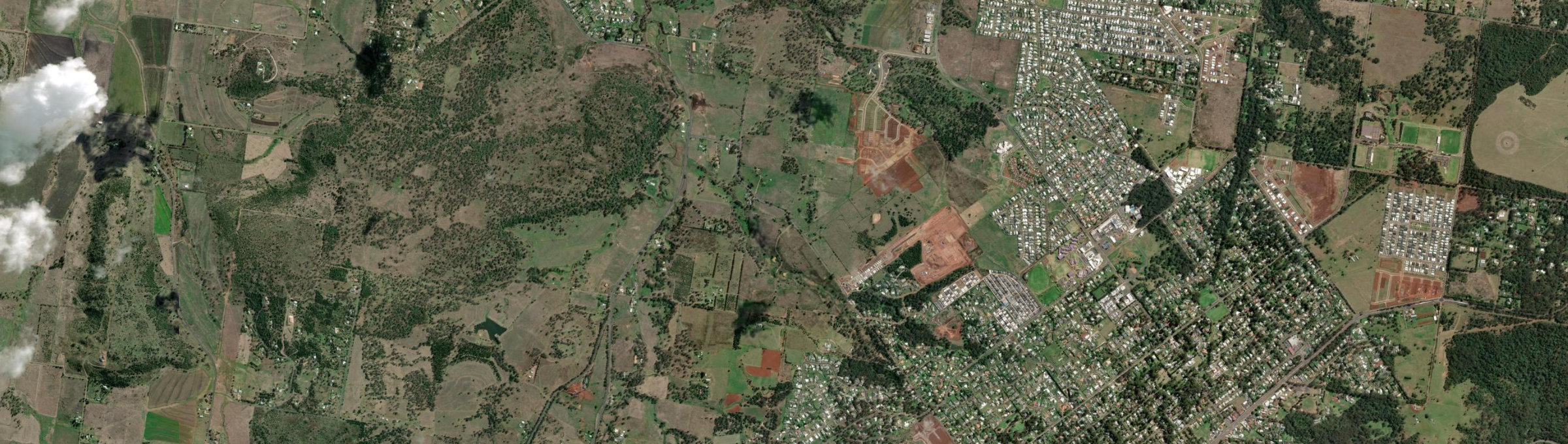 Aerial view of Woolmer, QLD
