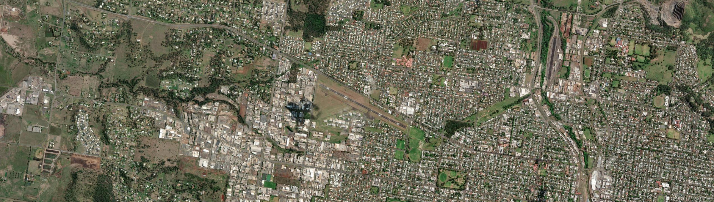 Aerial view of Wilsonton, QLD