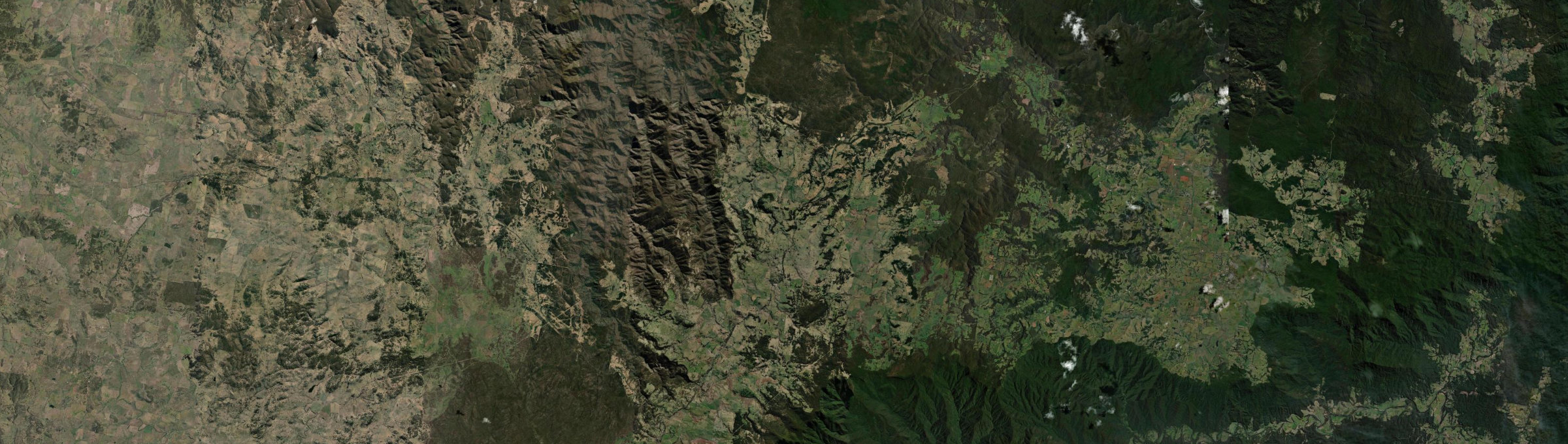 Aerial view of Hernani, NSW