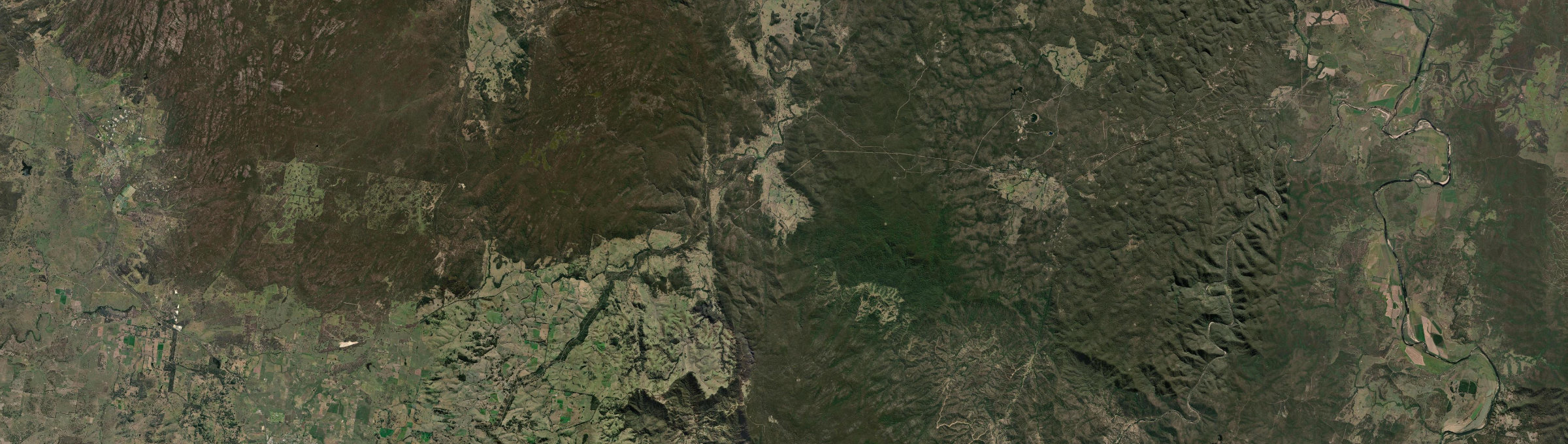Aerial view of Sandy Hill, NSW