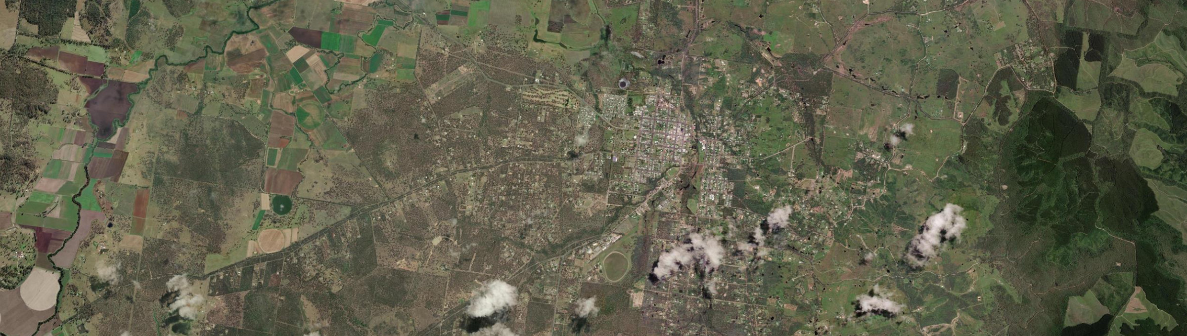 Aerial view of Nanango, QLD
