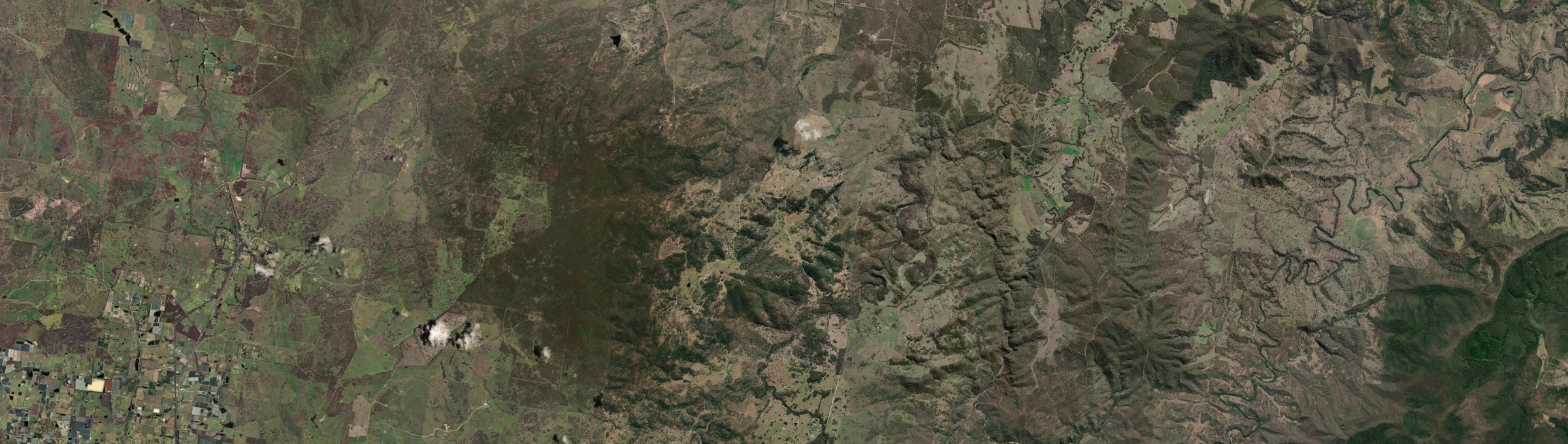 Aerial view of Cullendore, NSW