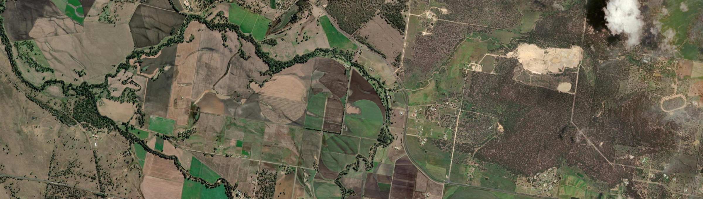 Aerial view of Toolburra, QLD