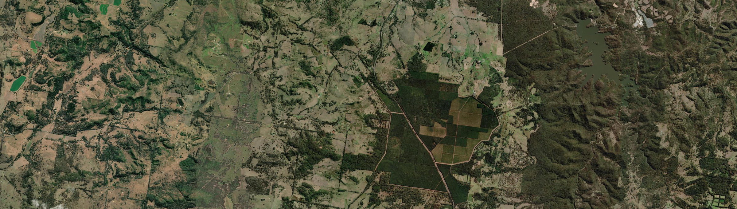 Aerial view of Pechey, QLD