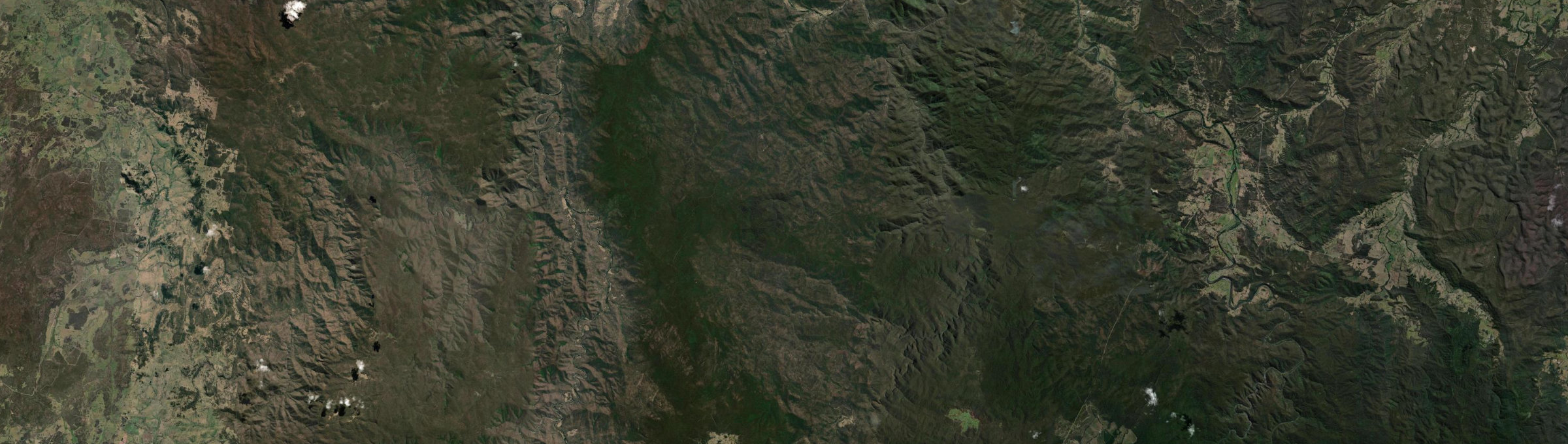 Aerial view of Chaelundi, NSW