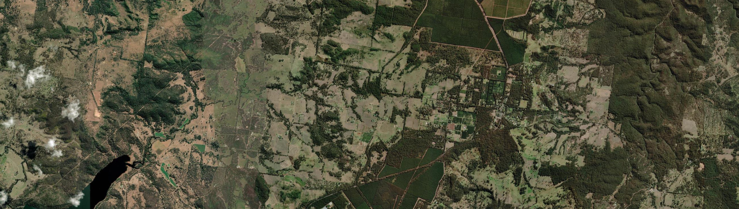 Aerial view of Merritts Creek, QLD