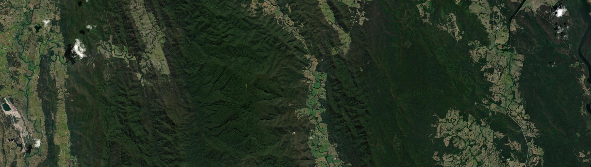 Aerial view of Upper Myall, NSW