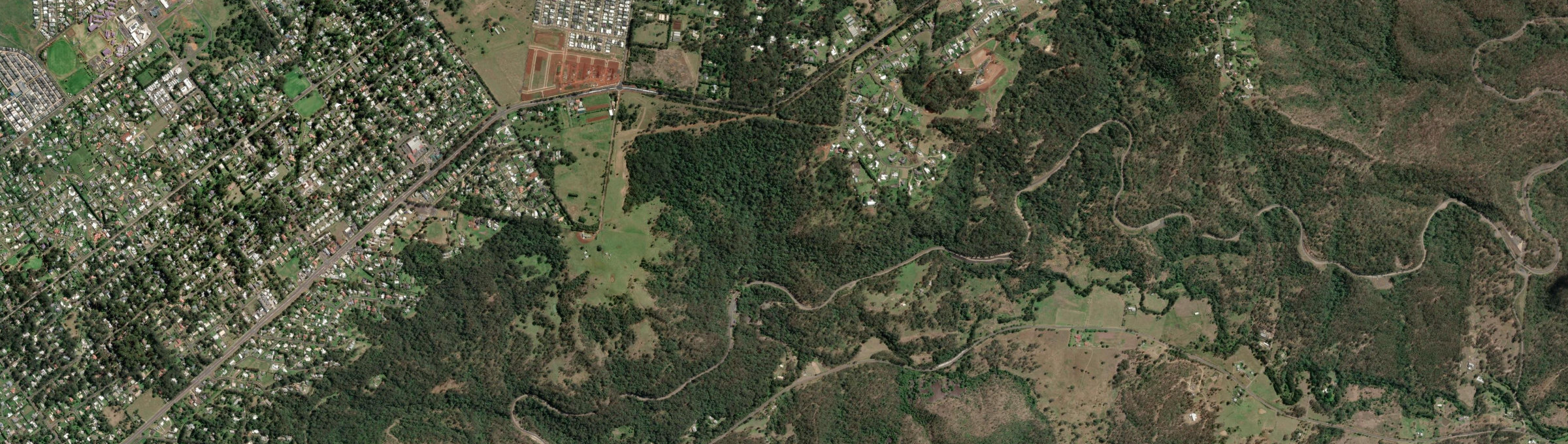 Aerial view of Spring Bluff, QLD
