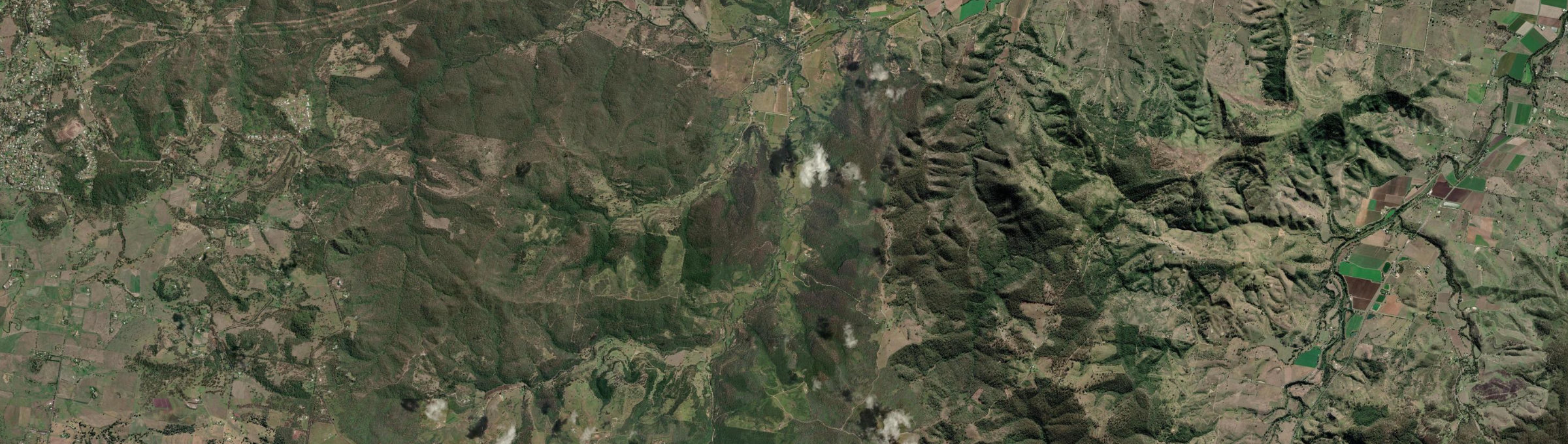 Aerial view of Stockyard (Lockyer Valley - Qld), QLD