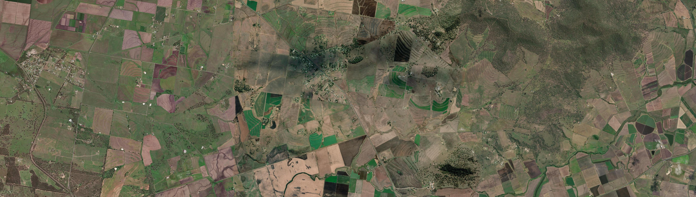 Aerial view of Mount Marshall, QLD