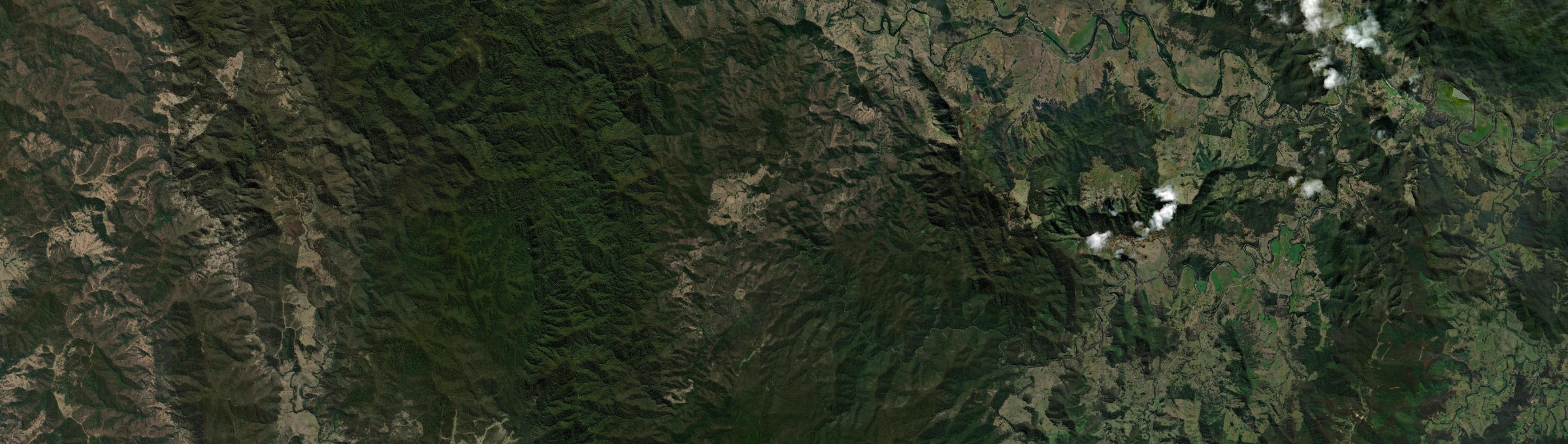 Aerial view of Debenham, NSW