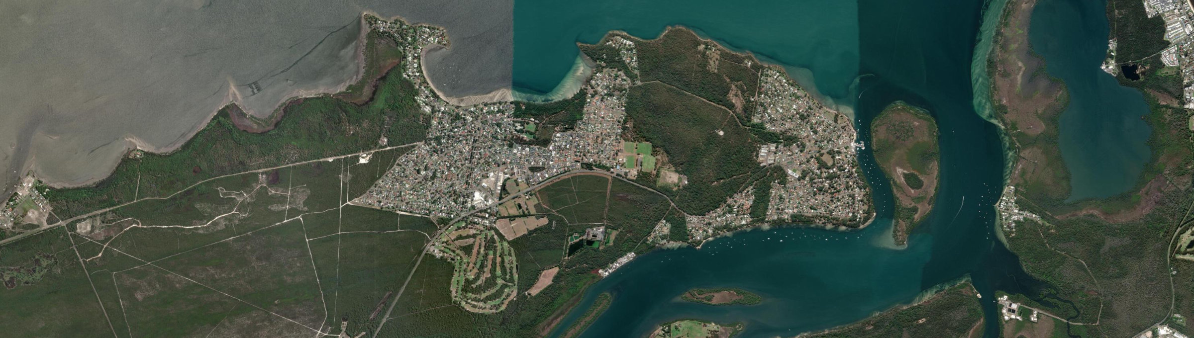 Aerial view of Mallabula, NSW