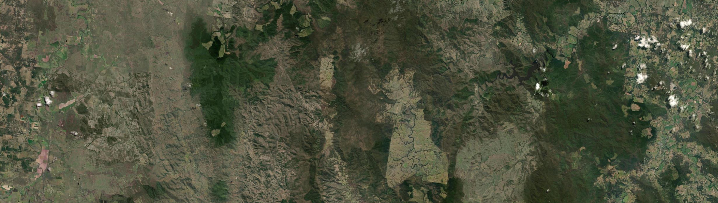 Aerial view of Kingaham, QLD