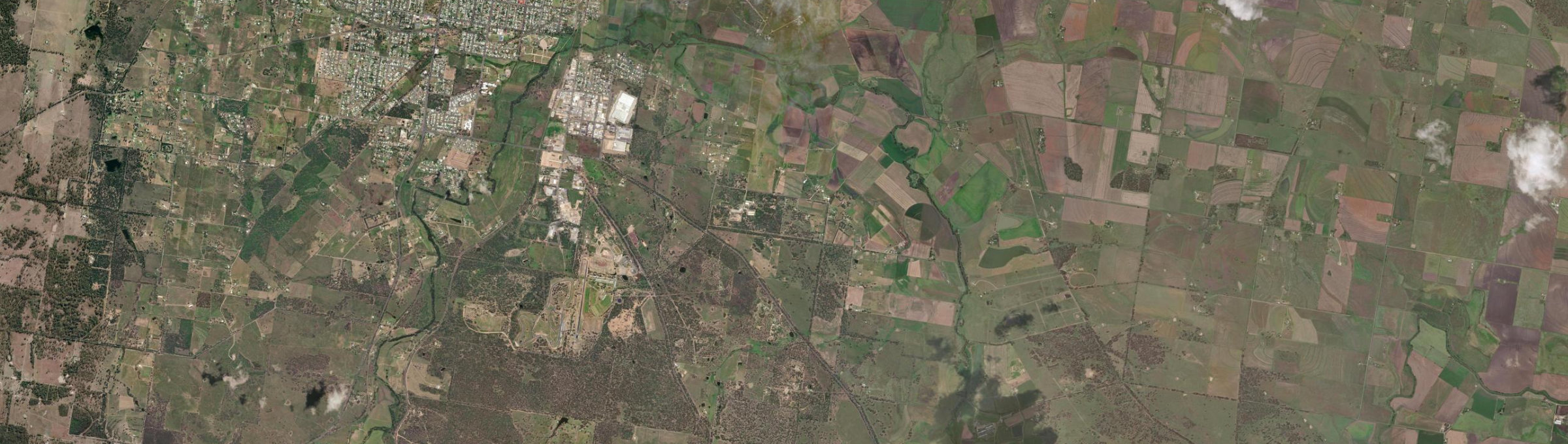 Aerial view of Canningvale, QLD