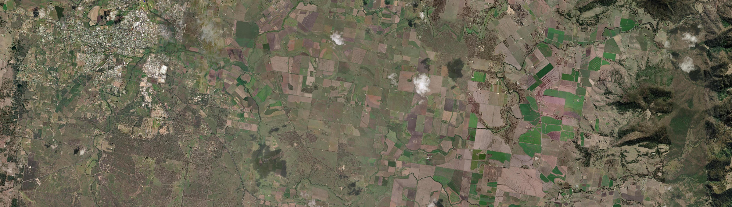 Aerial view of Junabee, QLD