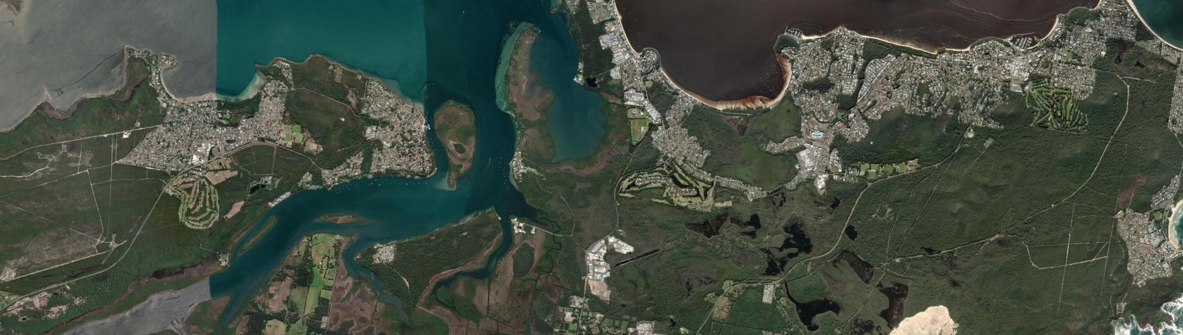 Aerial view of Taylors Beach (NSW), NSW