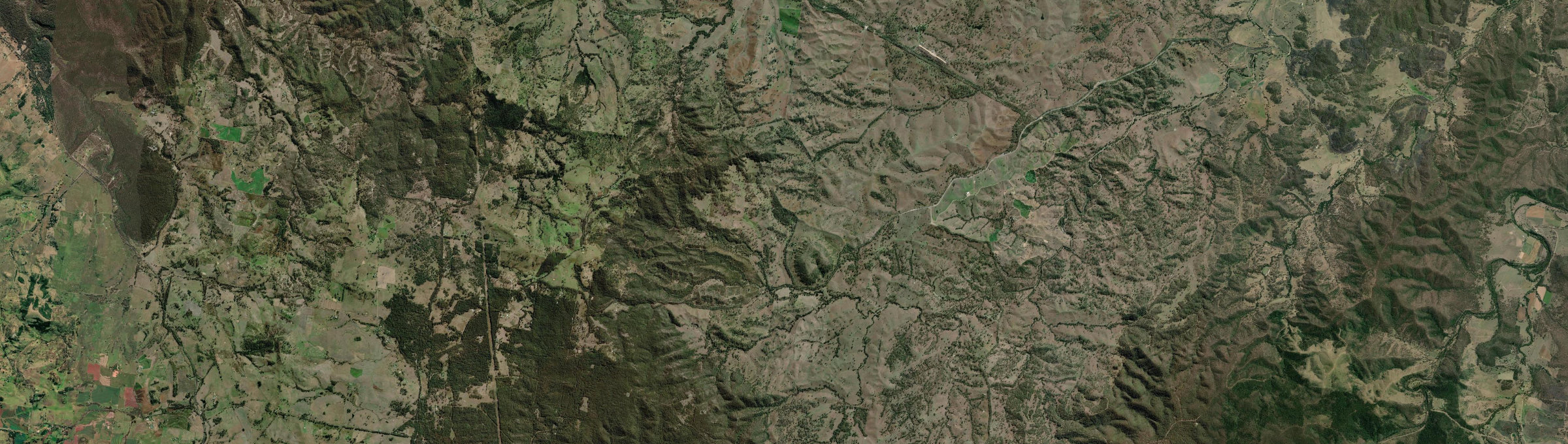 Aerial view of The Bluff (Toowoomba - Qld), QLD