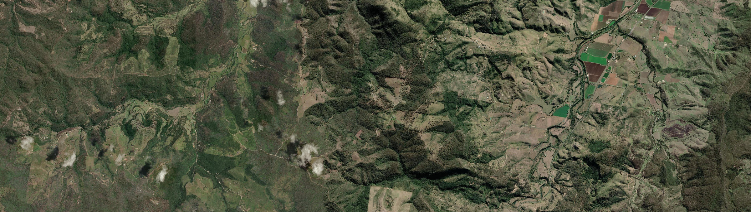 Aerial view of Egypt, QLD