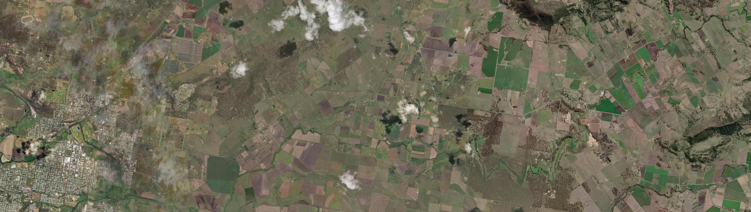 Aerial view of Swan Creek (Qld), QLD