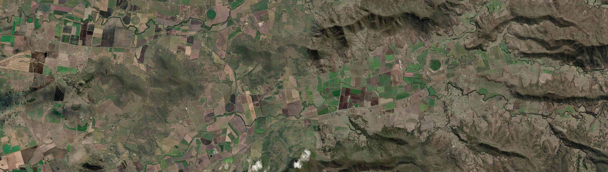 Aerial view of Gladfield (Qld), QLD