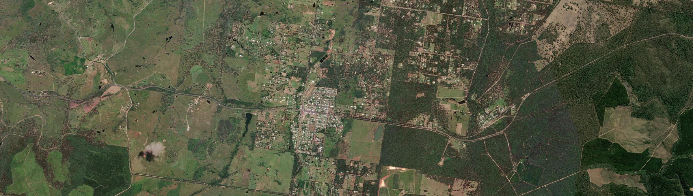 Aerial view of Blackbutt (Qld), QLD