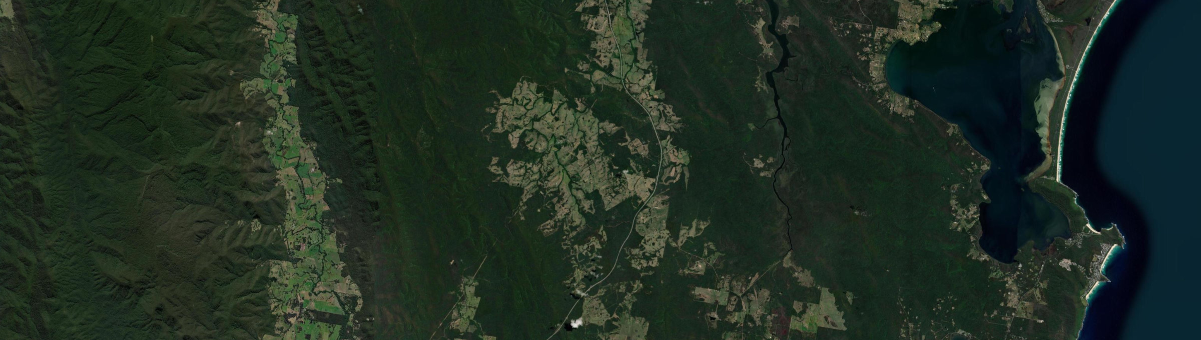 Aerial view of Wootton, NSW