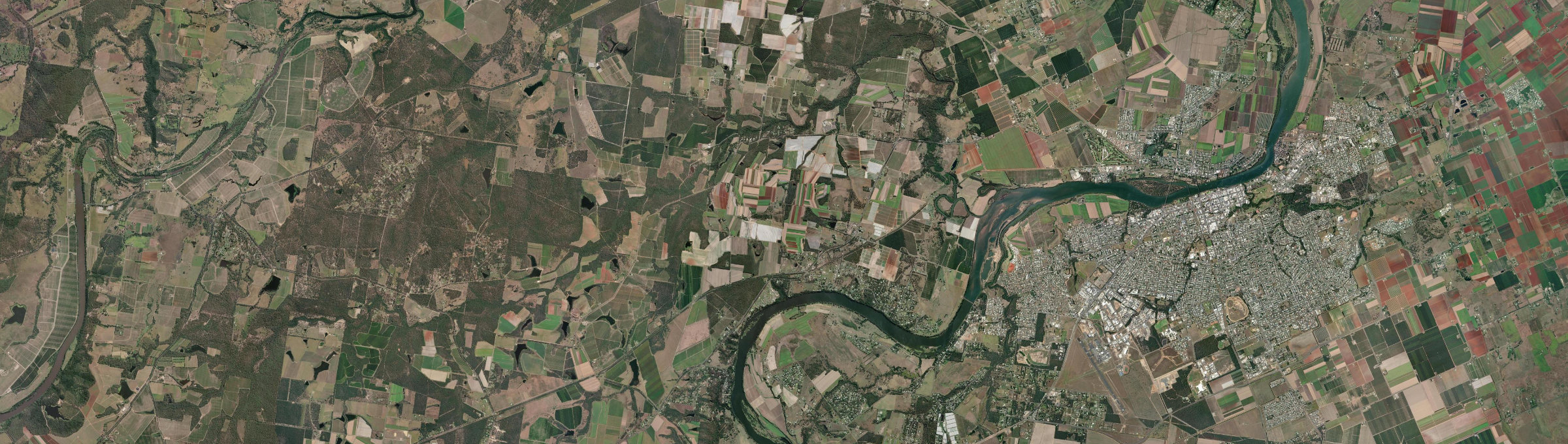 Aerial view of Sharon, QLD