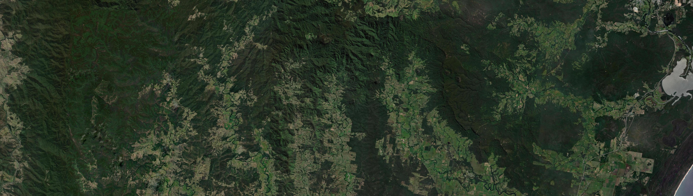 Aerial view of Killabakh, NSW