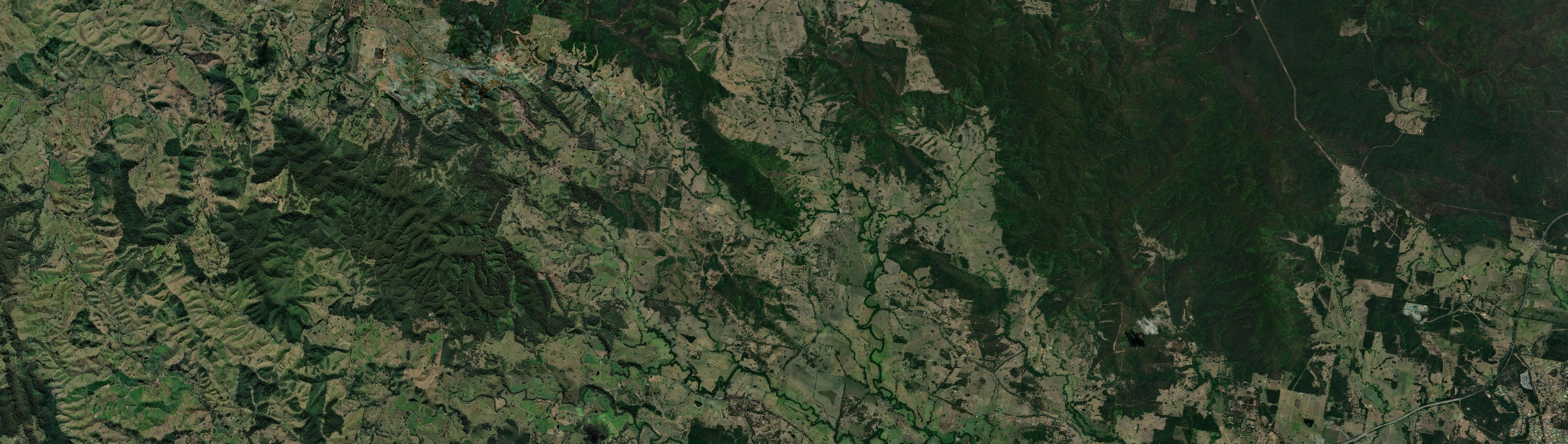 Aerial view of Krambach, NSW