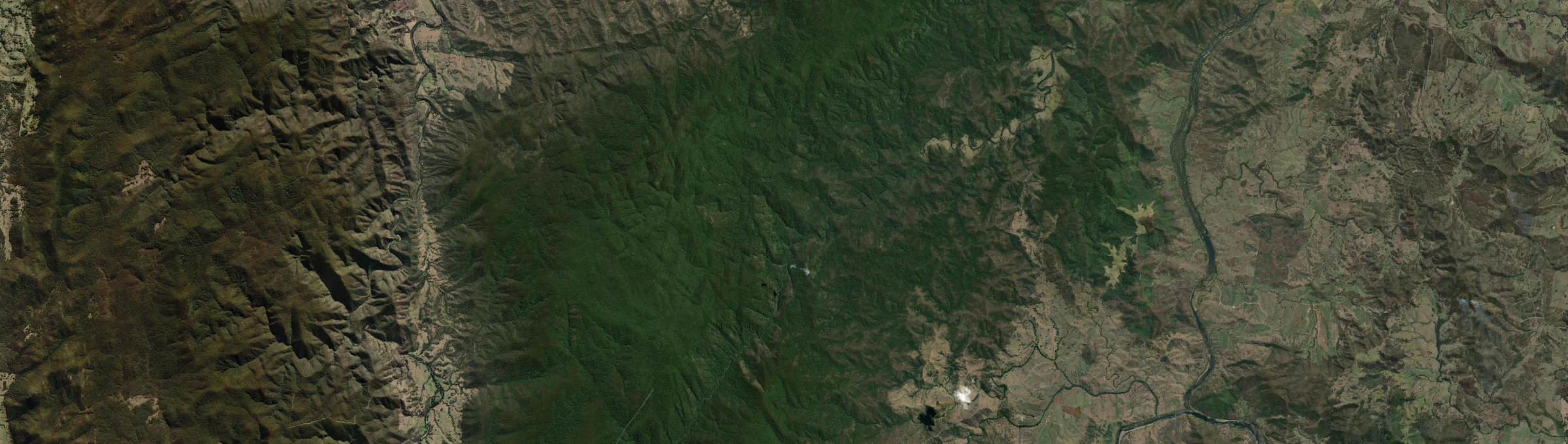 Aerial view of Washpool (Clarence Valley - NSW), NSW