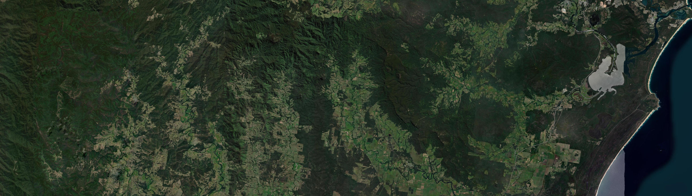 Aerial view of Upper Lansdowne, NSW