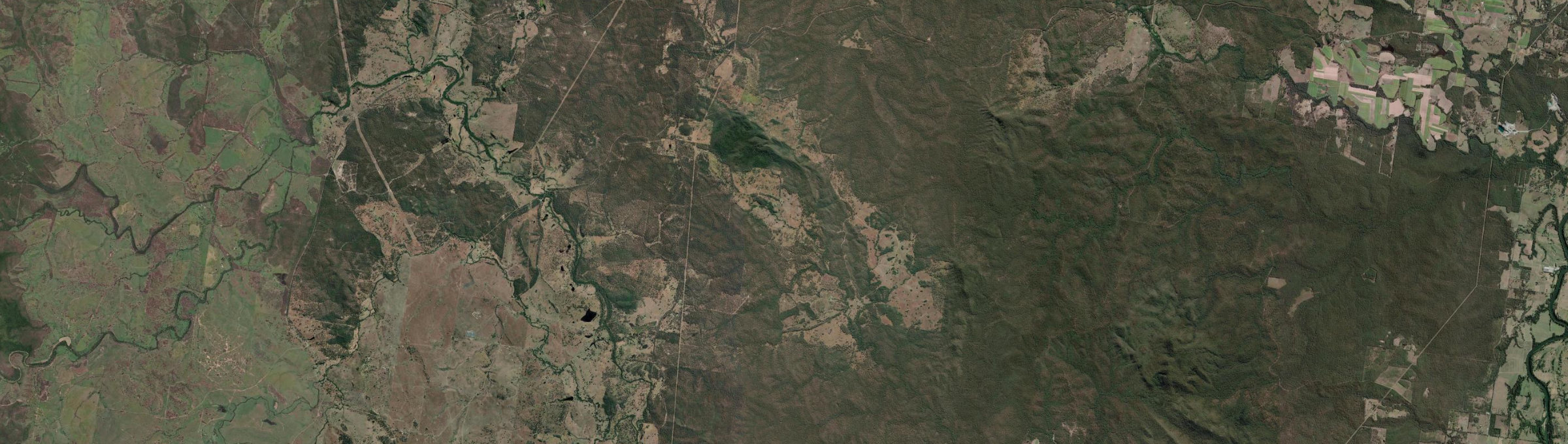 Aerial view of Woocoo, QLD