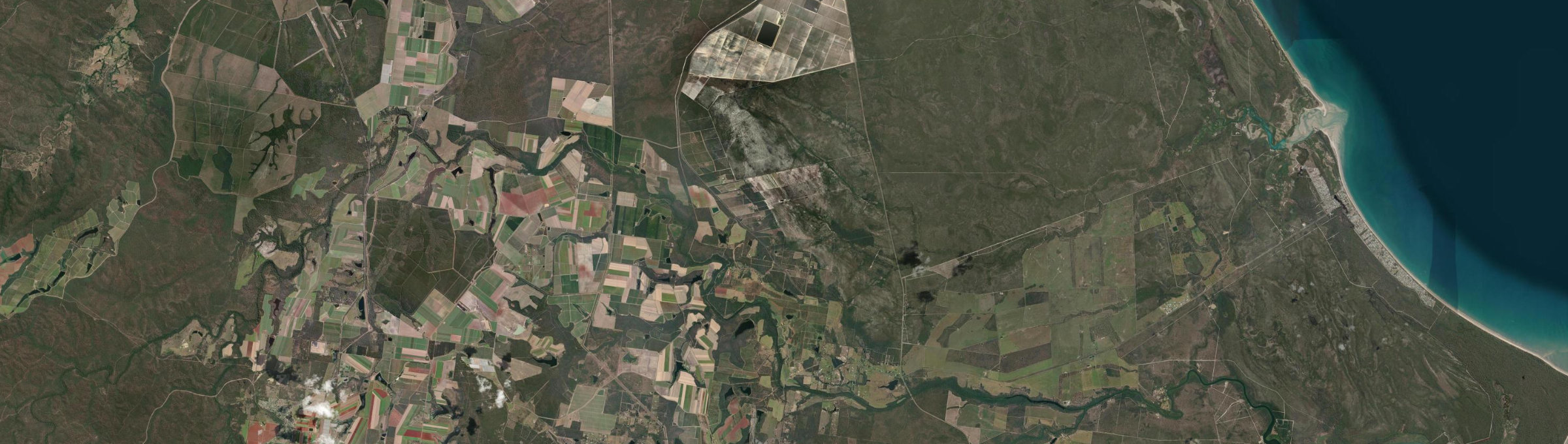 Aerial view of Goodwood (Qld), QLD