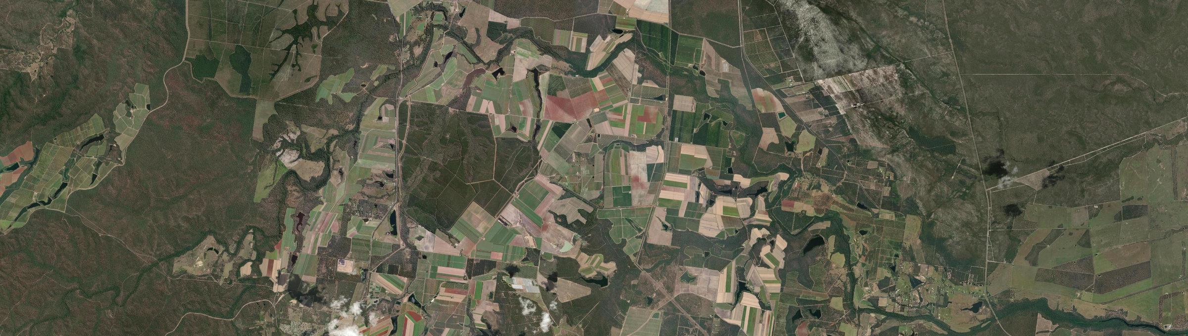 Aerial view of Farnsfield, QLD