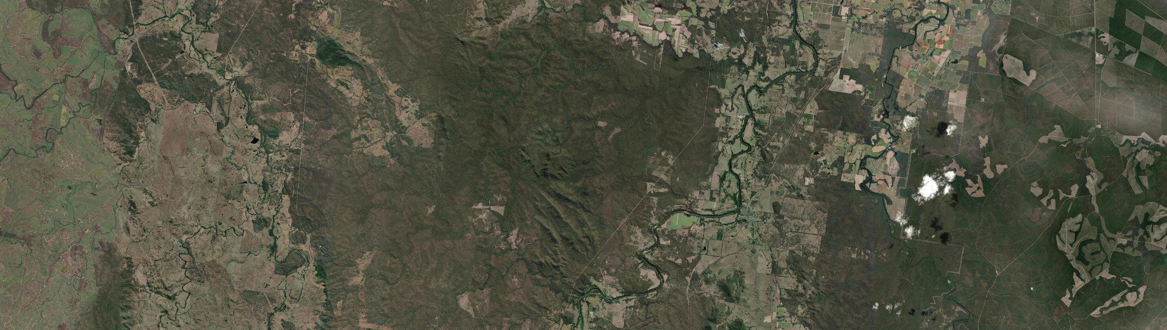 Aerial view of St Mary, QLD