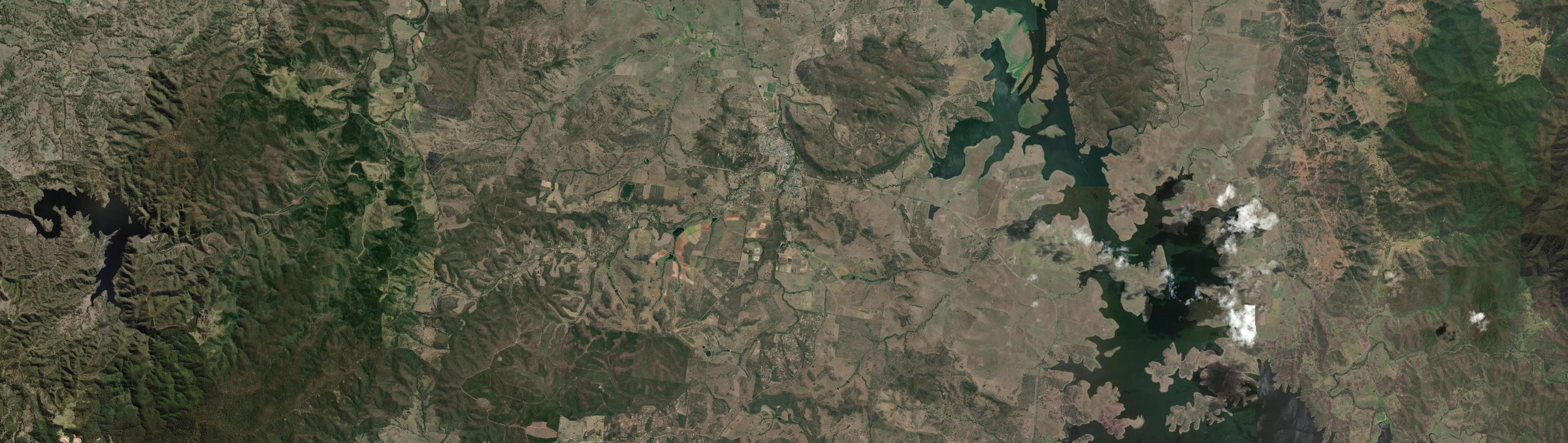 Aerial view of Esk (Qld), QLD