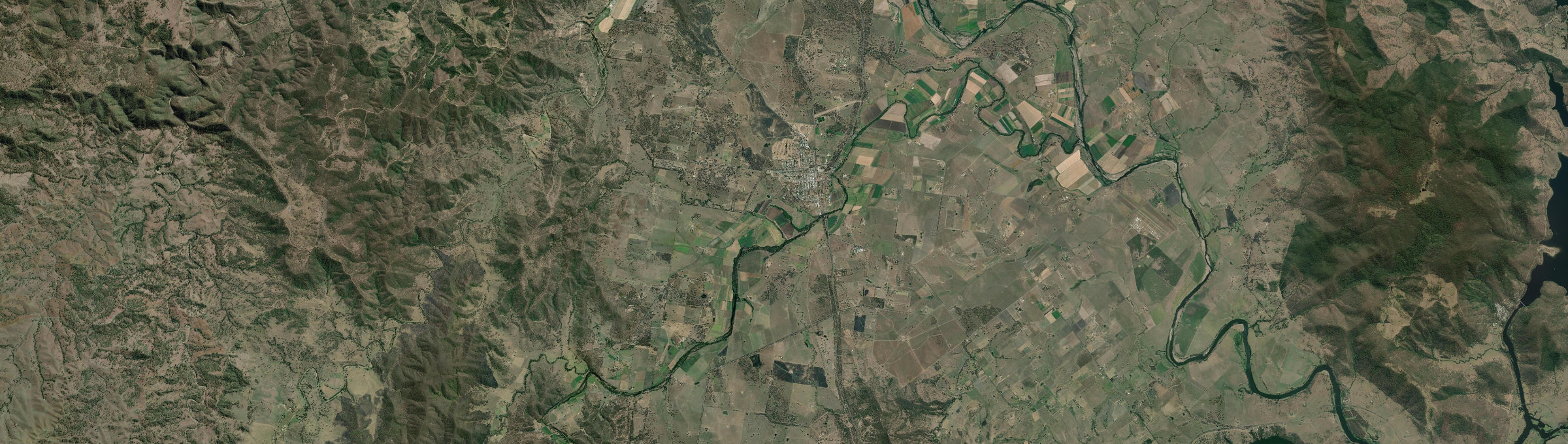Aerial view of Toogoolawah, QLD