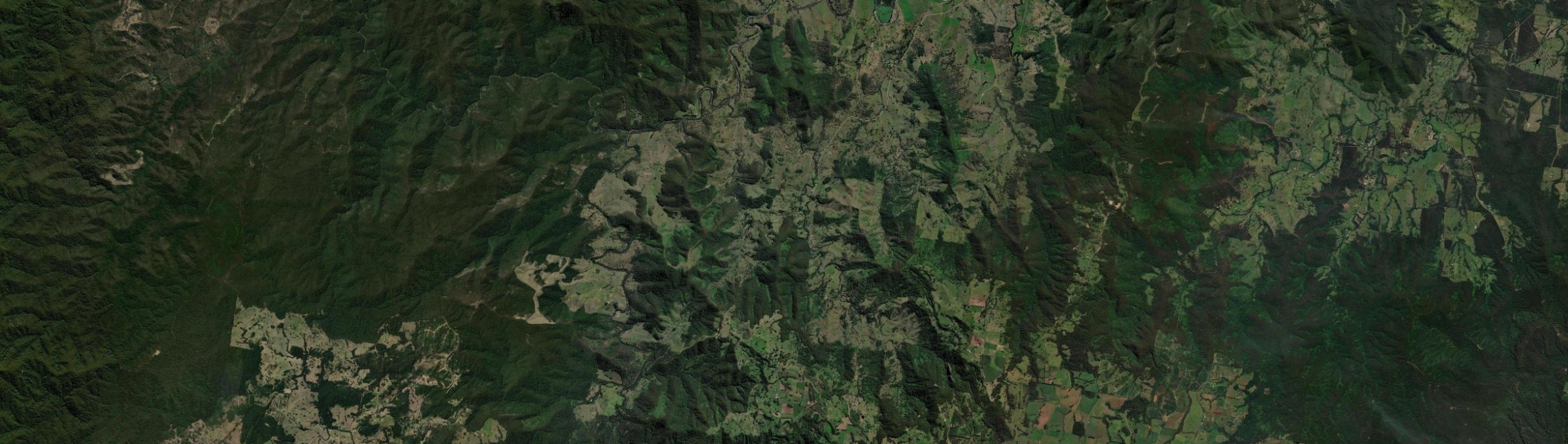 Aerial view of Toms Creek, NSW