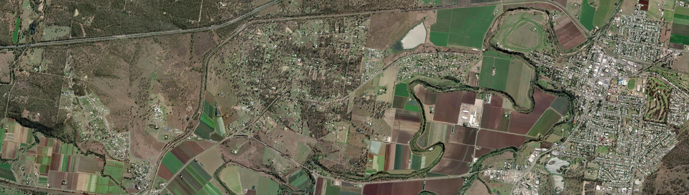 Aerial view of Placid Hills, QLD