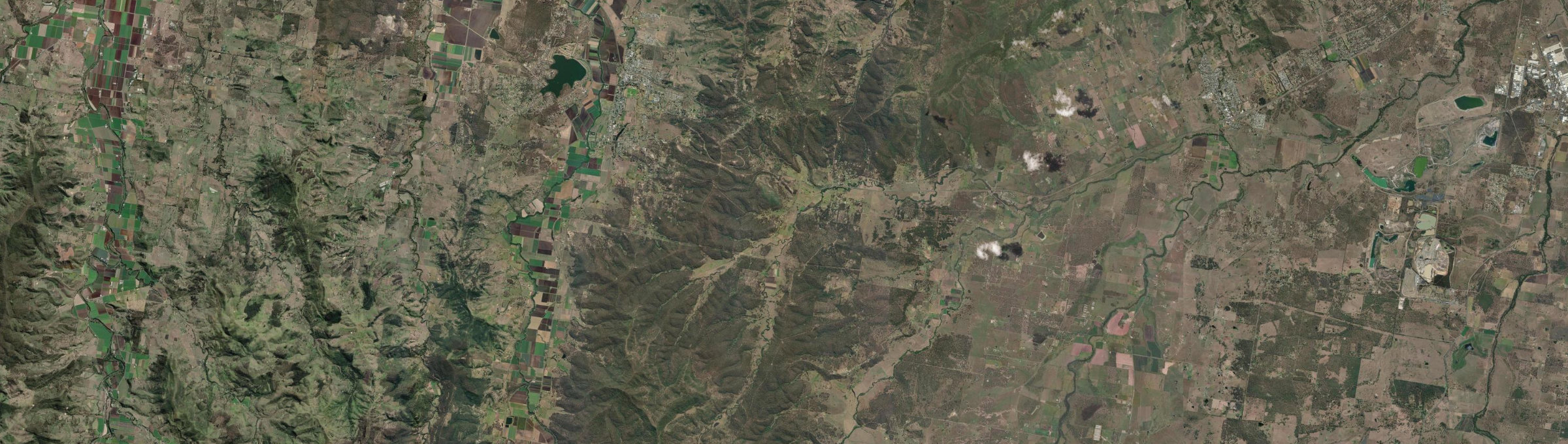 Aerial view of Grandchester, QLD