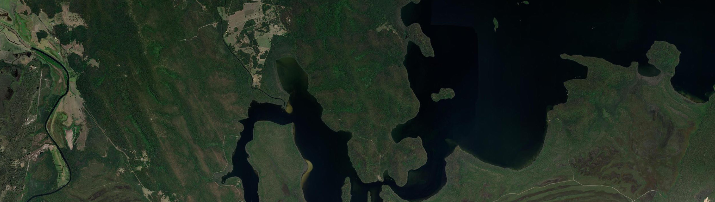 Aerial view of Violet Hill, NSW
