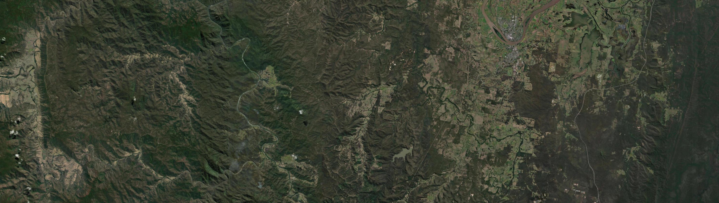 Aerial view of Chambigne, NSW