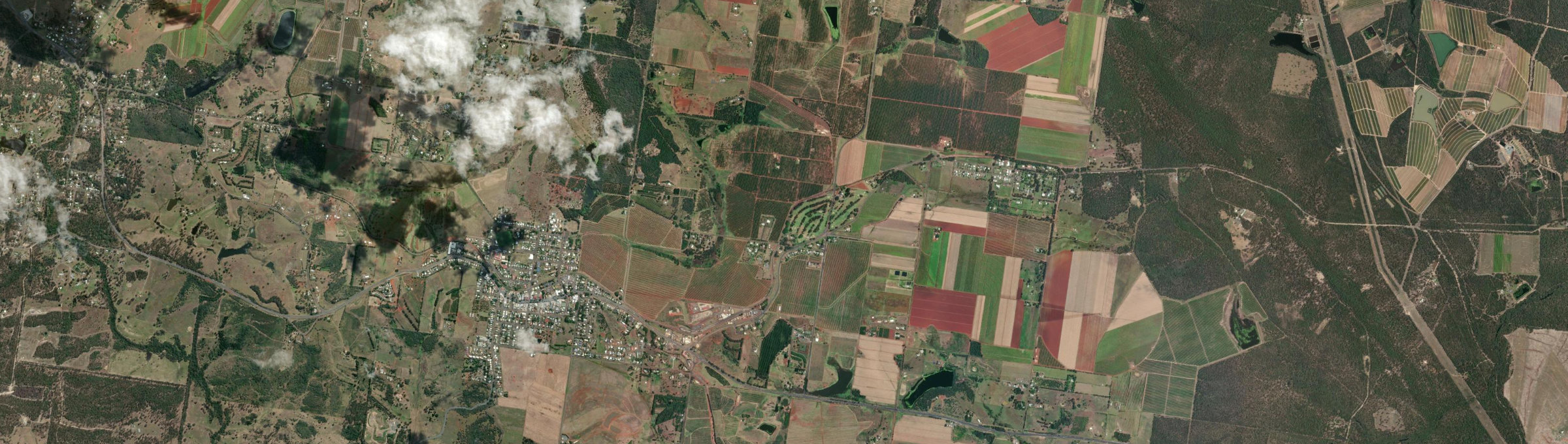 Aerial view of Doolbi, QLD