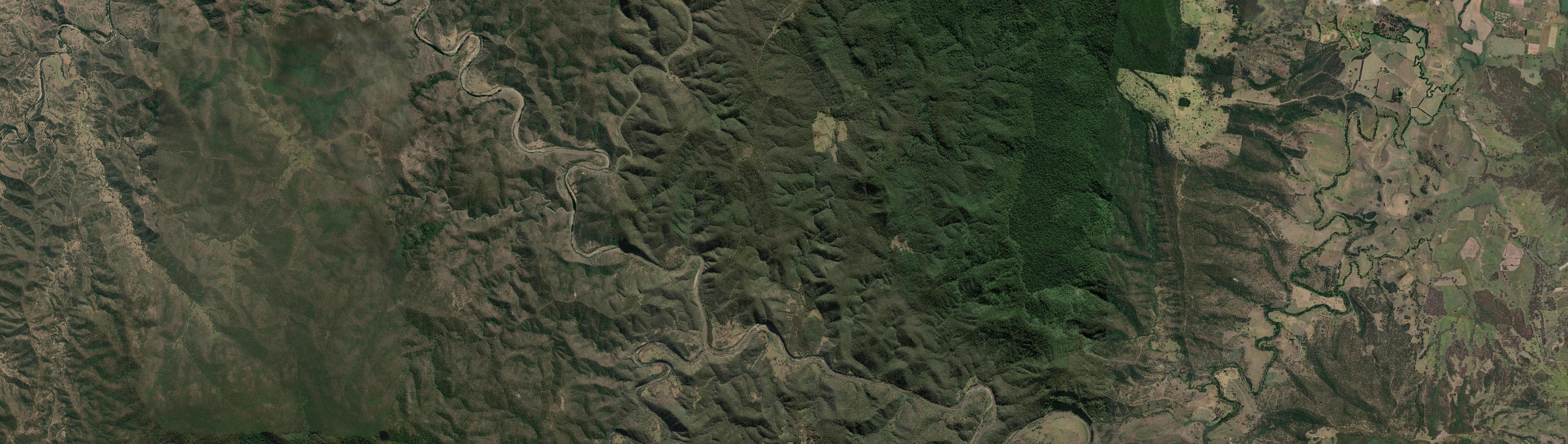 Aerial view of Paddys Flat (Kyogle - NSW), NSW