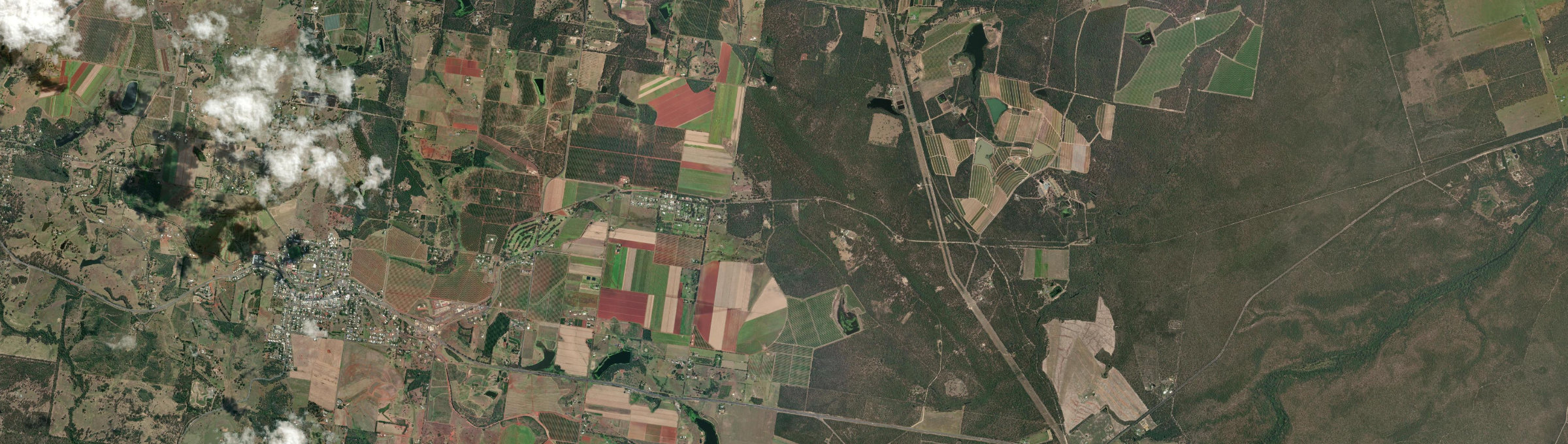 Aerial view of Horton, QLD