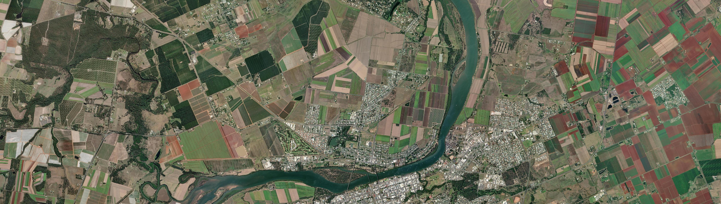 Aerial view of Bundaberg North, QLD
