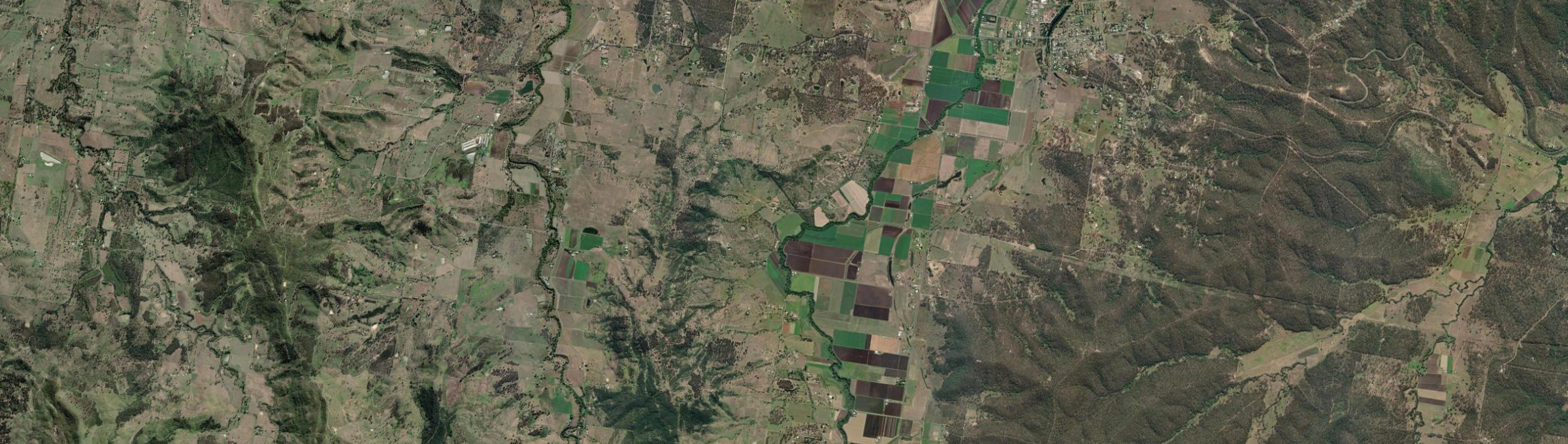 Aerial view of Laidley Creek West, QLD