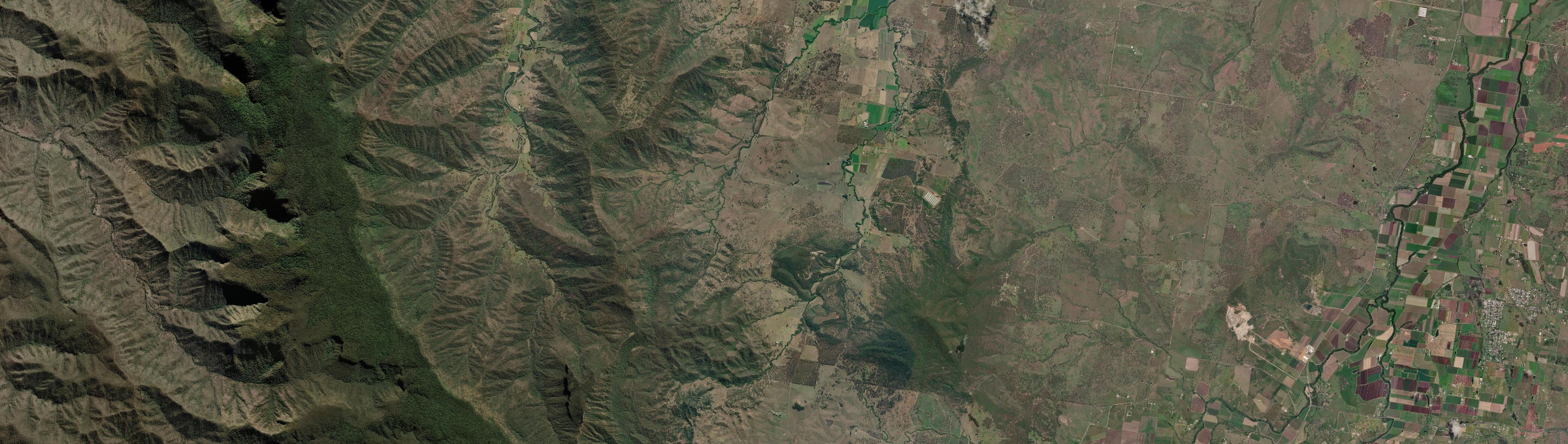 Aerial view of Moorang, QLD